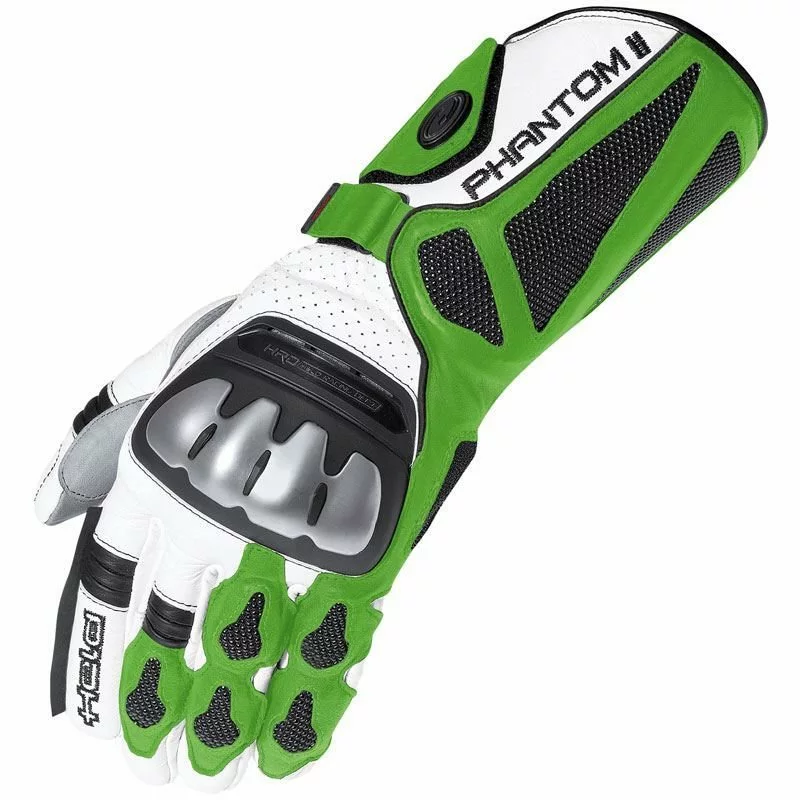 Held Phantom II Motorcycle Gloves (White/Green) 3 Held Phantom II Motorcycle Gloves (White/Green)