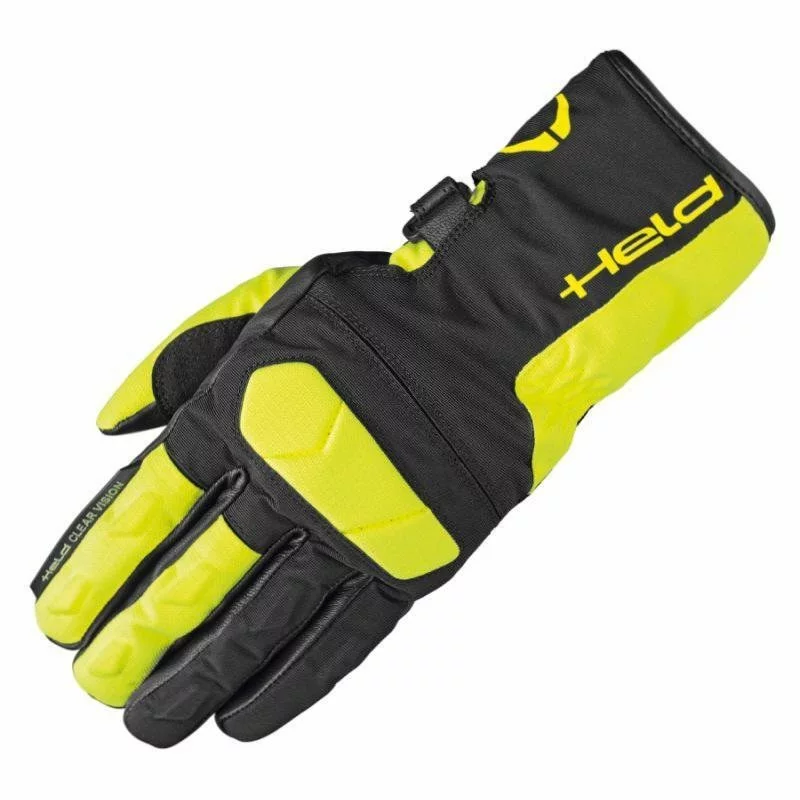 Held Descot Motorcycle Gloves (Flo Yellow) 3 Held Descot Motorcycle Gloves (Flo Yellow)
