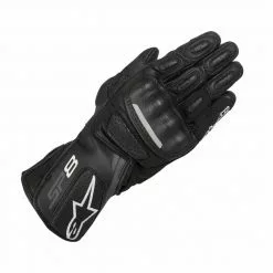Alpinestars SP-8 v2 Motorcycle Gloves (Black/Dark Grey)