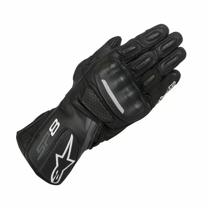 Alpinestars SP-8 v2 Motorcycle Gloves (Black/Dark Grey) 3 Alpinestars SP-8 v2 Motorcycle Gloves (Black/Dark Grey)