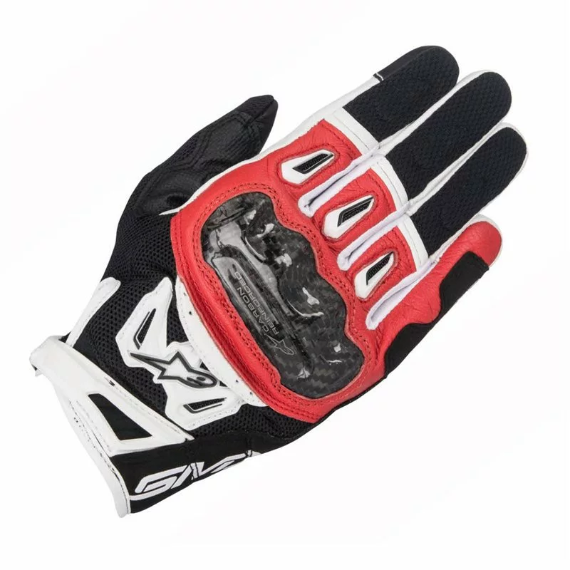 Alpinestars SMX-2 Air Carbon v2 Motorcycle Glove (Black/Red/White) 3 Alpinestars SMX-2 Air Carbon v2 Motorcycle Glove (Black/Red/White)
