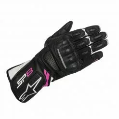 Alpinestars Stella SP-8 v2 Motorsport Gloves (Black/White/Fuchsia)