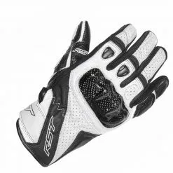 RST STUNT III CE Motorcycle Glove 2123 (White)