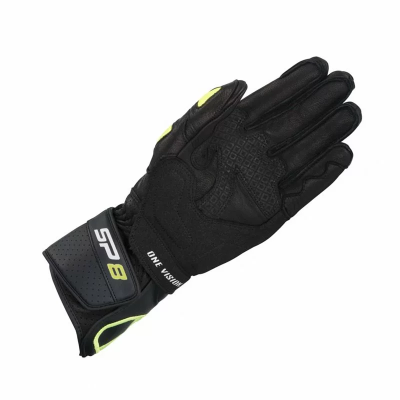 Alpinestars SP-8 Motorcycle Gloves (Black/Fluo Yellow) 4 Alpinestars SP-8 Motorcycle Gloves (Black/Fluo Yellow) - Image 2