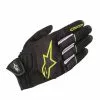 Alpinestars Atom Motorcycle Gloves (Black/Fluo Yellow) -Gloves Online Shop 22676