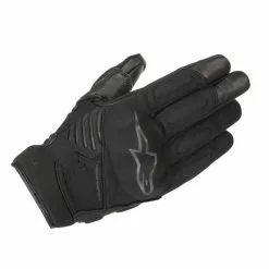 Alpinestars Faster Motorcycle Gloves (Black/Black)