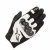 Alpinestars SMX-1 Air v2 Motorcycle Gloves (Black/White) -Gloves Online Shop 22697