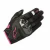 Alpinestars Stella SMX-1 Air v2 Motorcycle Gloves (Black/Fuchsia) -Gloves Online Shop 22705