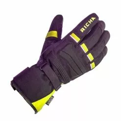 Richa Peak Gloves (Black/Fluo Yellow)