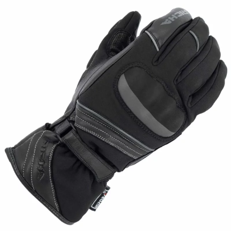 Richa Ella Ladies W/P Motorcycle Gloves (Black) 3 Richa Ella Ladies W/P Motorcycle Gloves (Black)