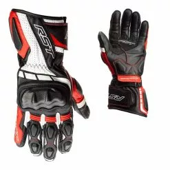 RST Axis CE Motorcycle Gloves (Black/Red/White)