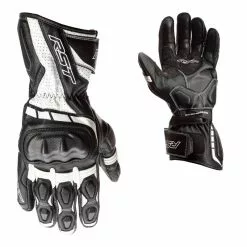 RST Axis CE Motorcycle Gloves (Black/White)