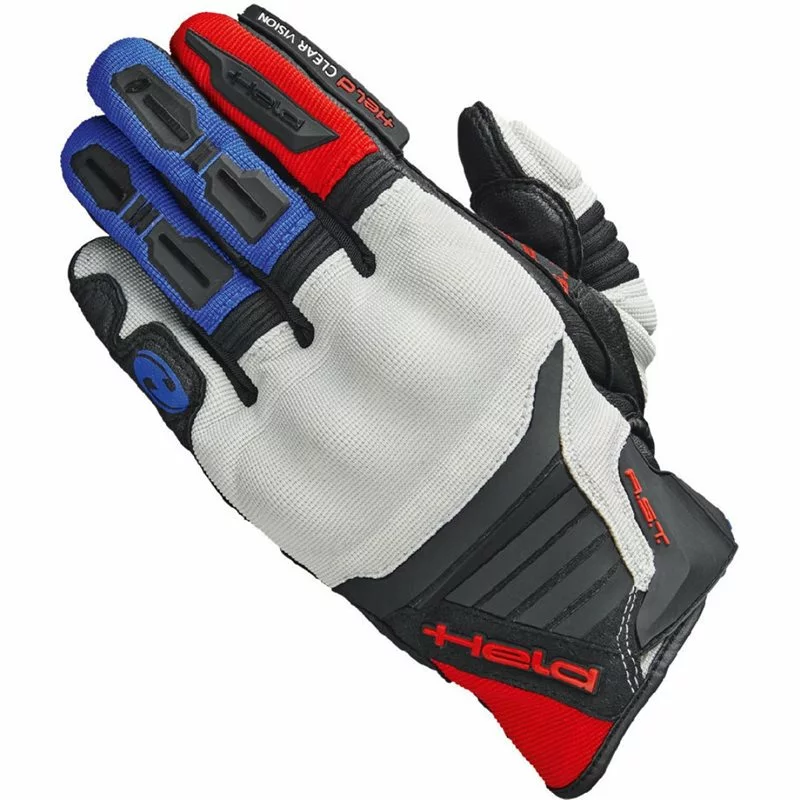 Held Hamada Motocross Gloves (Red/Blue) 3 Held Hamada Motocross Gloves (Red/Blue)