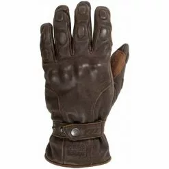 Rukka Beckwith Motorcycle Leather Gloves (Brown)