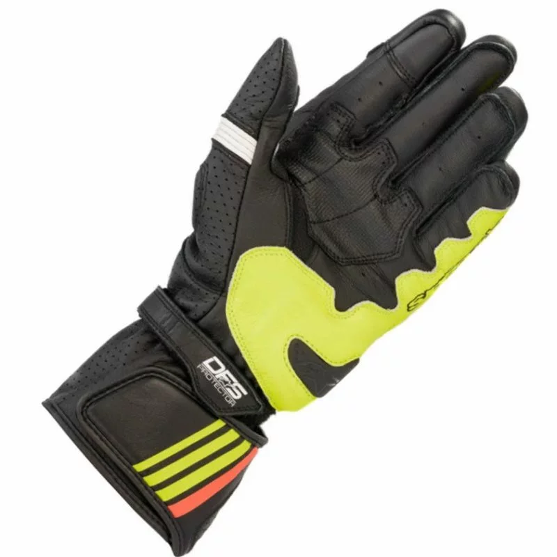 Alpinestars Gp Plus R V2 Motorcycle Glove (Flo Yellow/Red) 4 Alpinestars Gp Plus R V2 Motorcycle Glove (Flo Yellow/Red) - Image 2