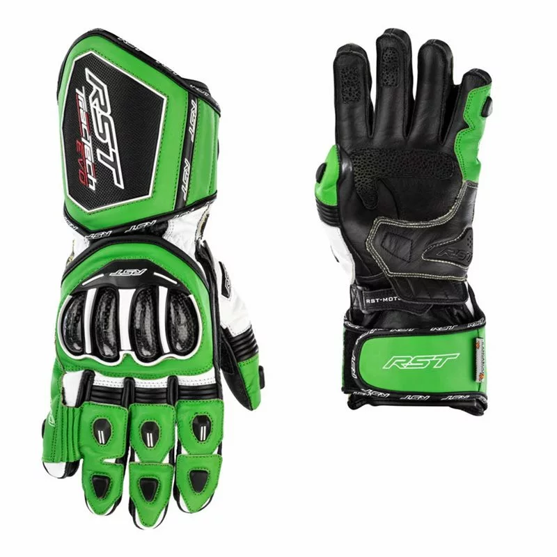 RST Tractech Evo 4 CE Motorcycle Gloves 2666 (Green/Black) 3 RST Tractech Evo 4 CE Motorcycle Gloves 2666 (Green/Black)