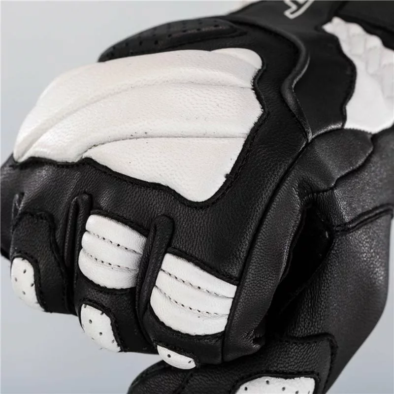 RST Turbine CE Leather Gloves 2669 (Black/White) 6 RST Turbine CE Leather Gloves 2669 (Black/White) - Image 4