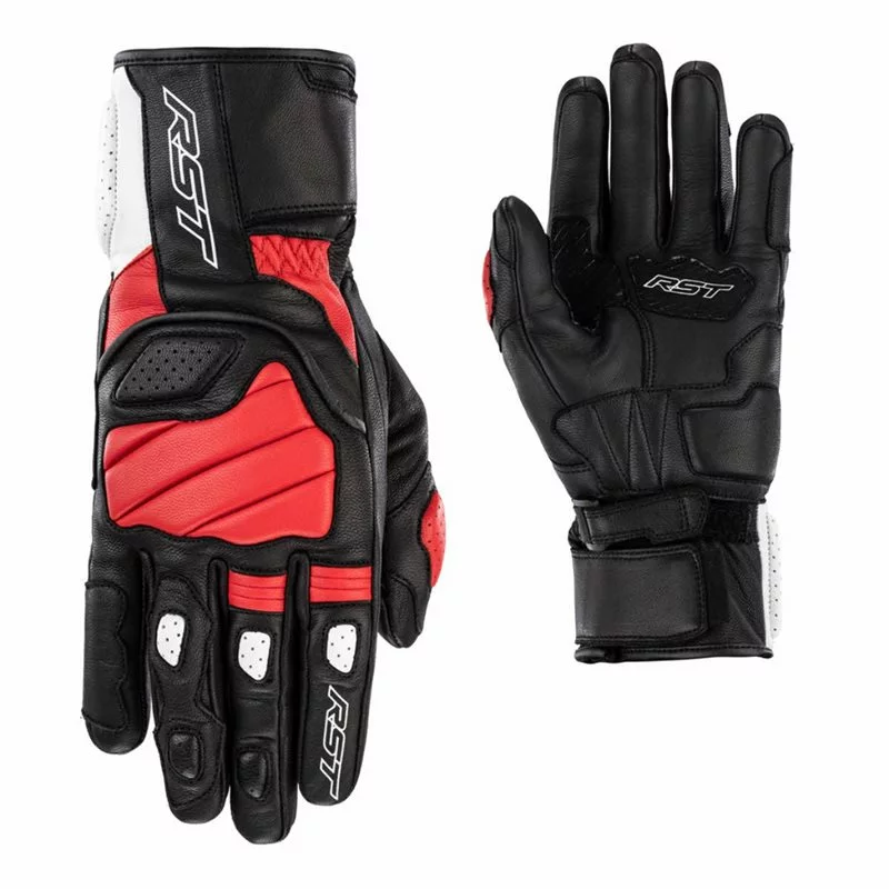 RST Turbine CE Leather Gloves 2669 (Black/Red/White) 3 RST Turbine CE Leather Gloves 2669 (Black/Red/White)