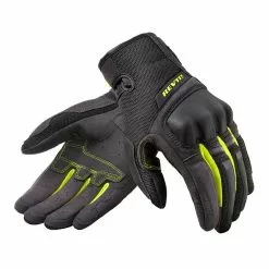 Revit Volcano Motorcycle Gloves (Black/Neon Yellow)