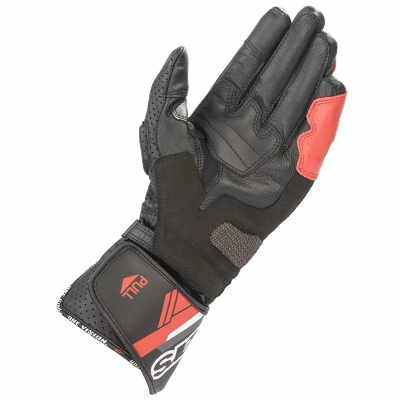 Alpinestars SP-8 v3 Motorcycle Gloves (Black/White/Red) 4 Alpinestars SP-8 v3 Motorcycle Gloves (Black/White/Red) - Image 2