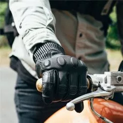 Knox Hanbury Mens Leather Glove (Black) -Gloves Online Shop 33546 2