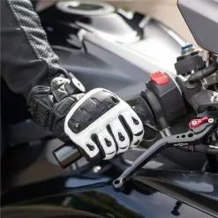 Knox Orsa Mens Leather Glove (White/Black) -Gloves Online Shop 33548 3