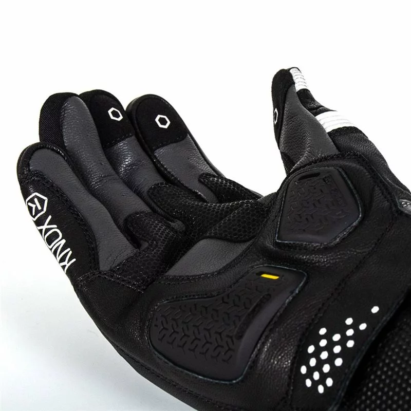 Knox Oulton Leather Glove (Black|White) 9 Knox Oulton Leather Glove (Black|White) - Image 7