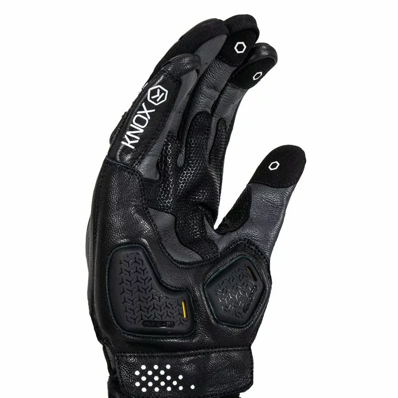 Knox Oulton Leather Glove (Black|White) 10 Knox Oulton Leather Glove (Black|White) - Image 8