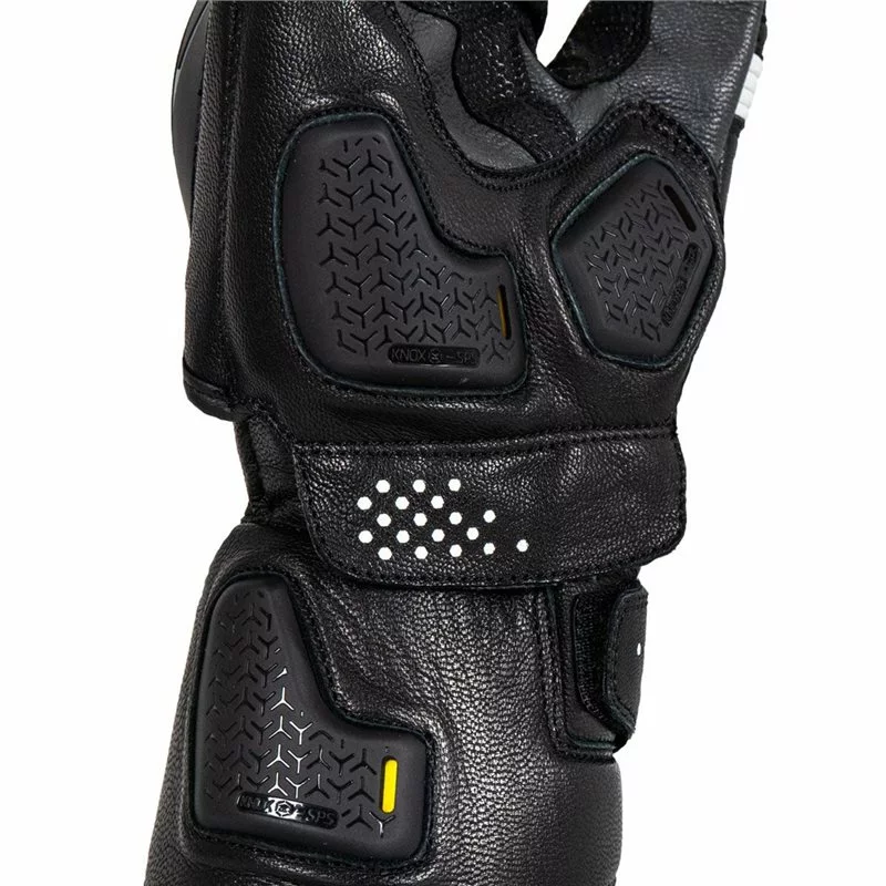 Knox Oulton Leather Glove (Black|White) 11 Knox Oulton Leather Glove (Black|White) - Image 9