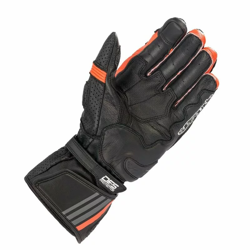 Alpinestars Gp Plus R V2 Motorcycle Glove (Black/Fluo Red) 4 Alpinestars Gp Plus R V2 Motorcycle Glove (Black/Fluo Red) - Image 2